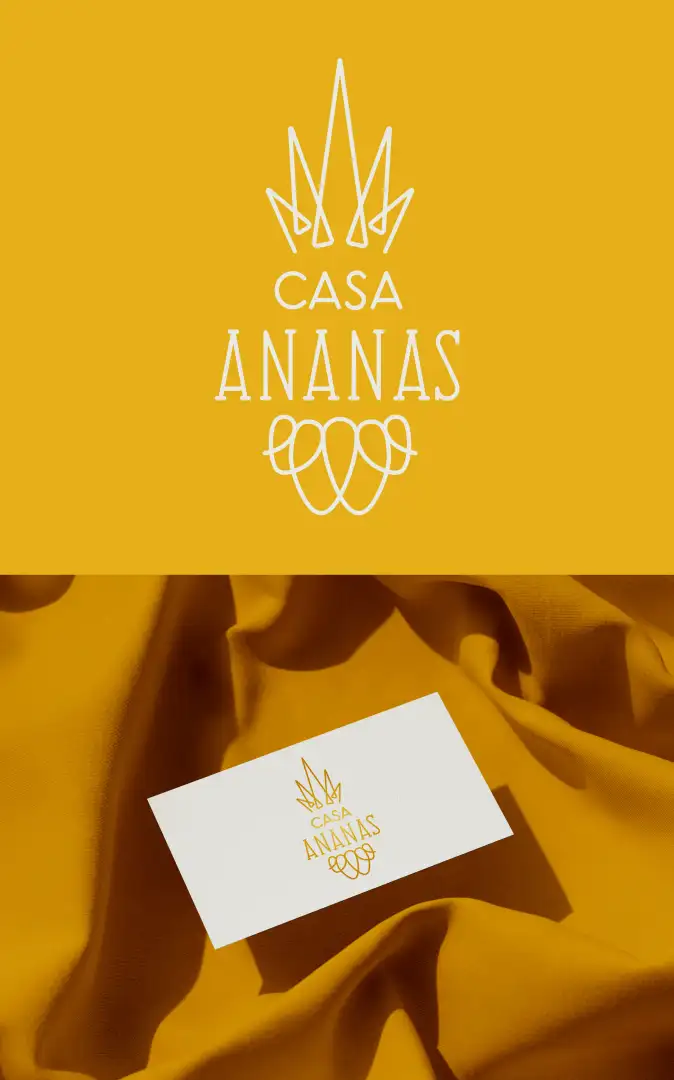 Logo design for Casa Ananas restaurant in Nicaragua